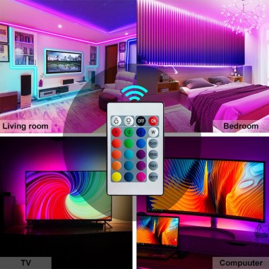 Bande Lumineuse LED USB RVB 5050... Bande Lumineuse LED USB RVB 5050...