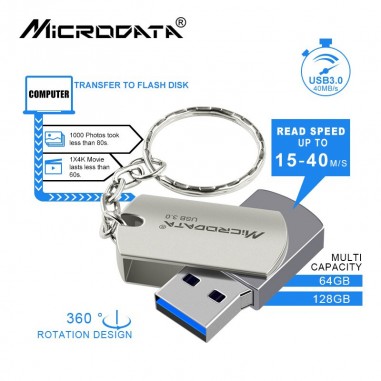 Mini clé usb 3.0 métallique haute...