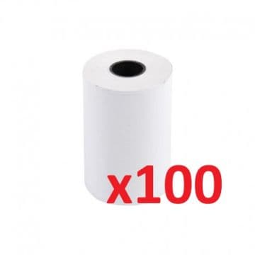 Bobines thermiques pour terminal carte bancaire - PK100-57-40-12 Sans BPA - Lot de 100 (57 mm x 40 mm x 12 mm)
