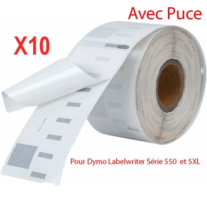 Rouleau d'étiquettes compatible Dymo 99012 / S0722400