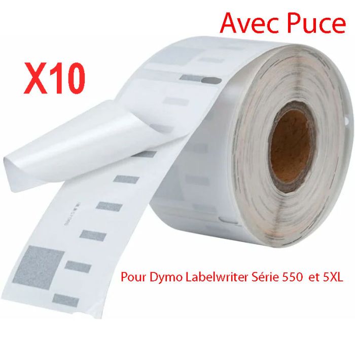 Rouleau d'étiquettes compatible Dymo 99012 / S0722400