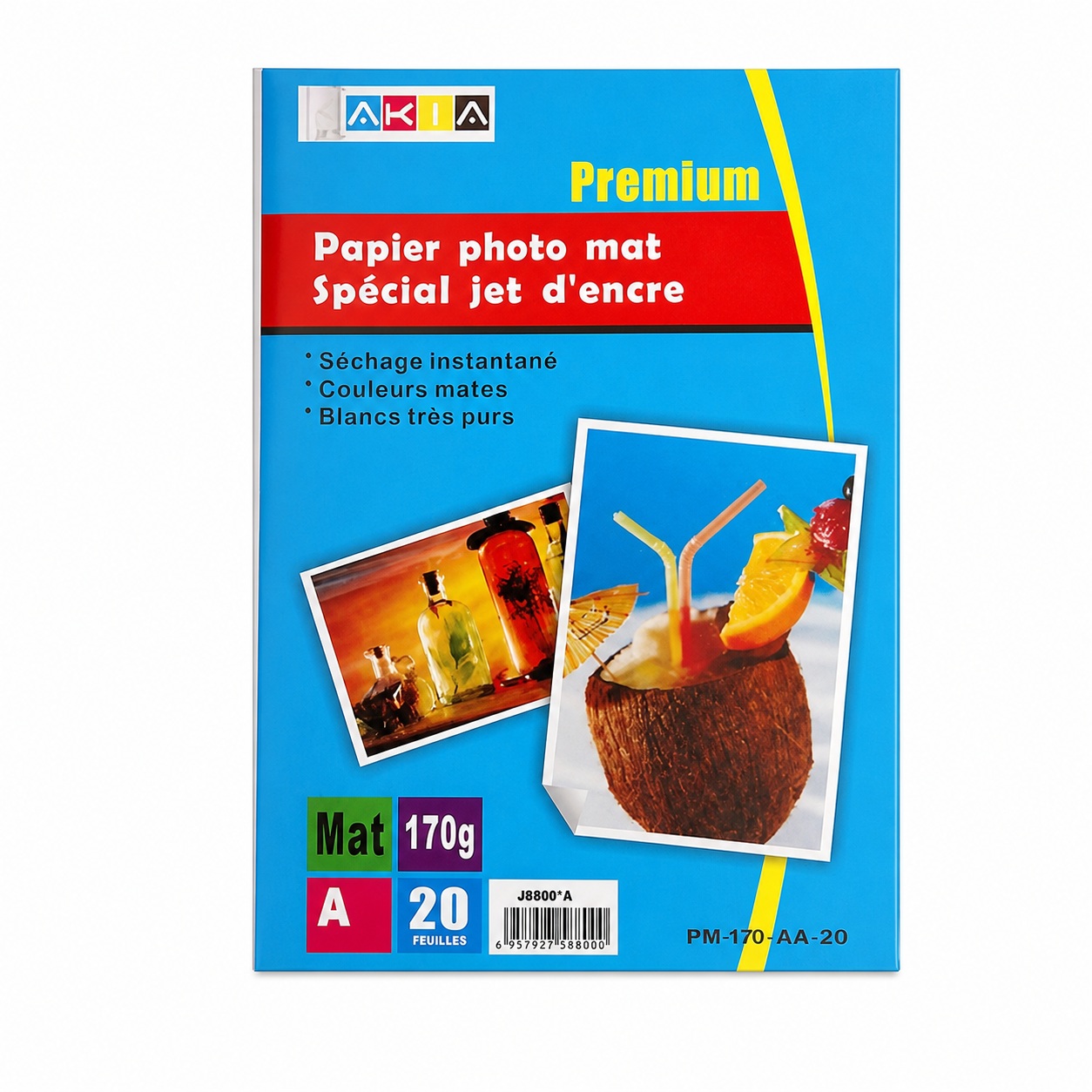 Papiers photo MAT - A6 - 20 feuilles - 170g
